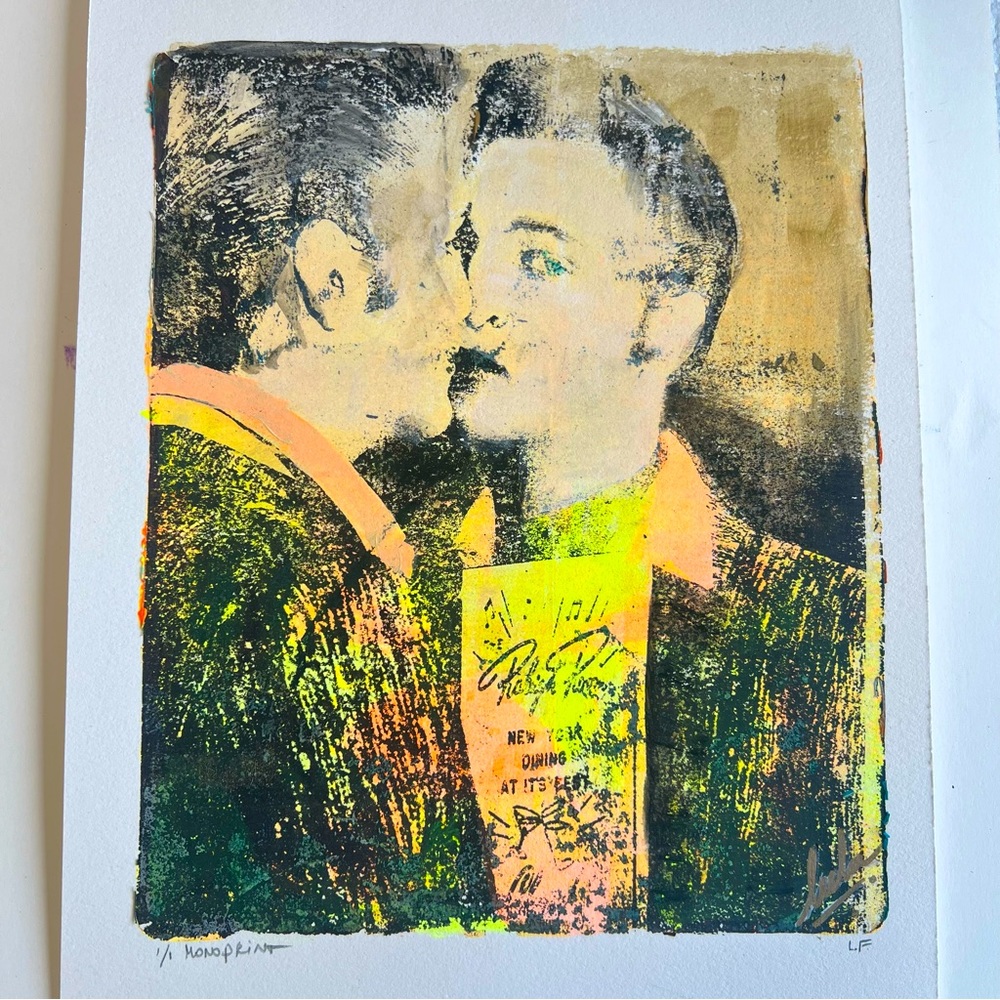 #292 med 9x12 Monoprint